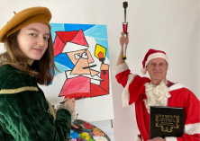 2021 Weihnachtskarte BAGATELLO - Gemalt
