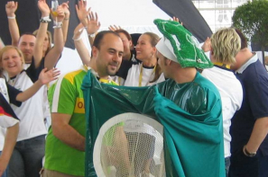 Bundesliga und EM Fußball Walkact