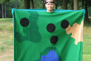 Das ist das lebende Golfgreen von EventComedy.
